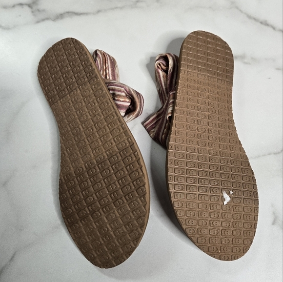 Sanuk Womens Yoga Sling Sandals Size 5 Brown - Picture 3 of 6